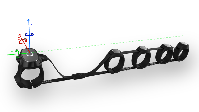 Tap Strap reference frame